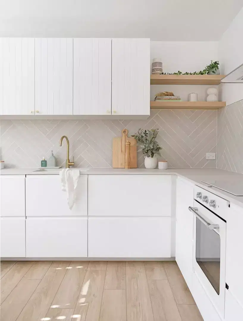 Interior Rumah Kost Kantor Kitchen Set Minimalis