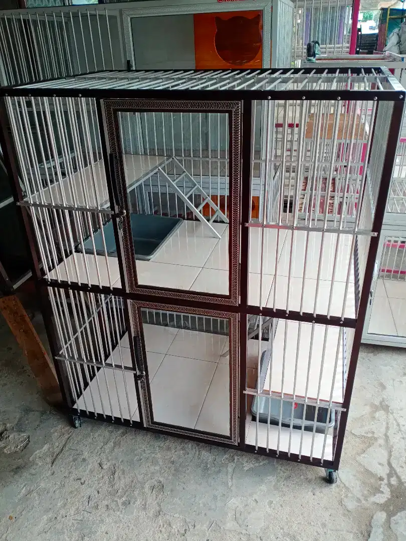 Kandang kucing aluminium milikilah harga sangat terjangkau minat tlpon