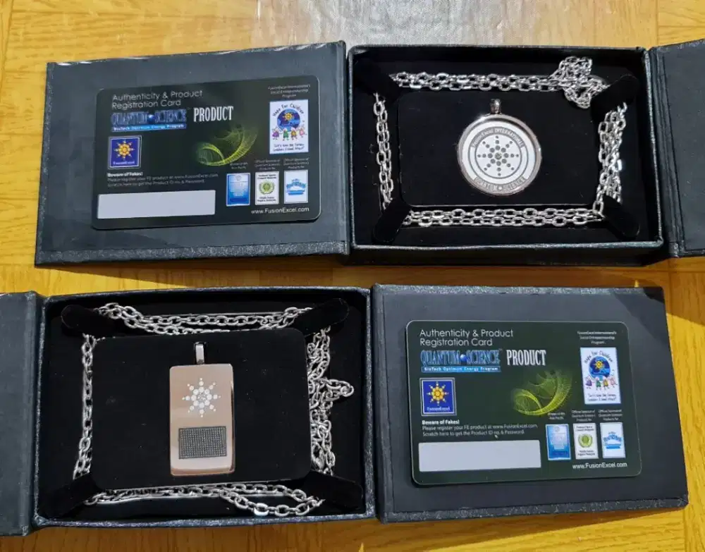 Kalung Pendant Kesehatan Fusion Excel Menambah Power dan Stamina