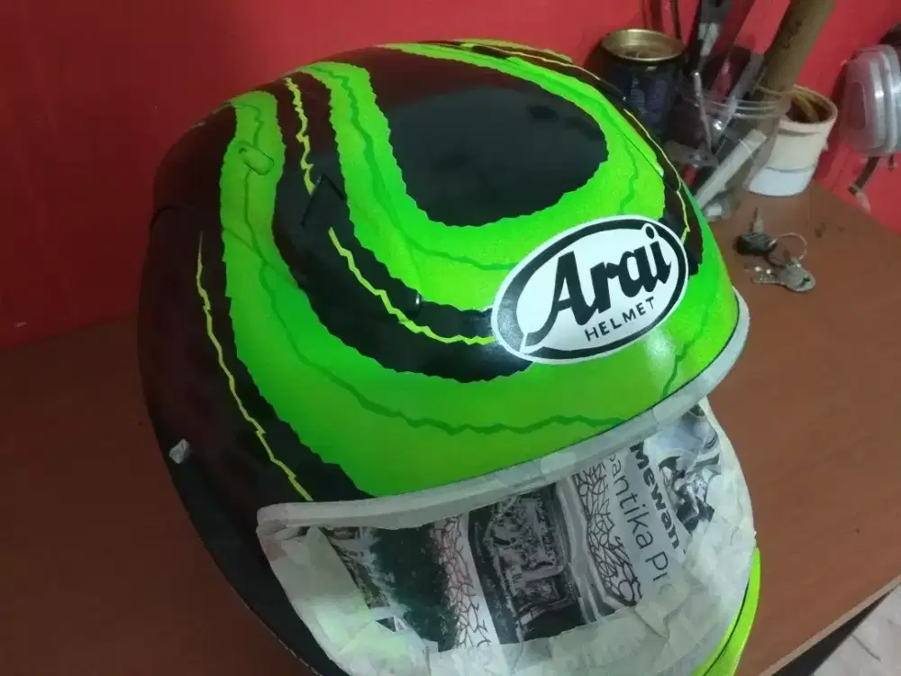 Helm repaint & airbrush