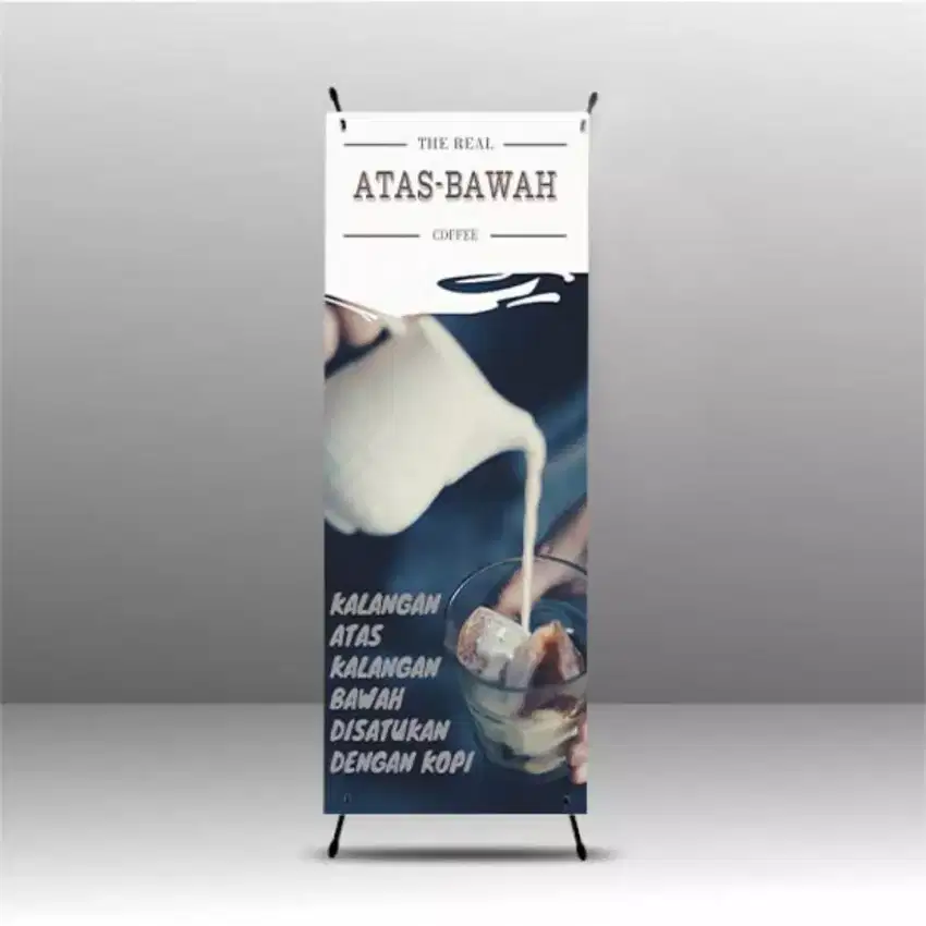 Cetak X-banner+rangka