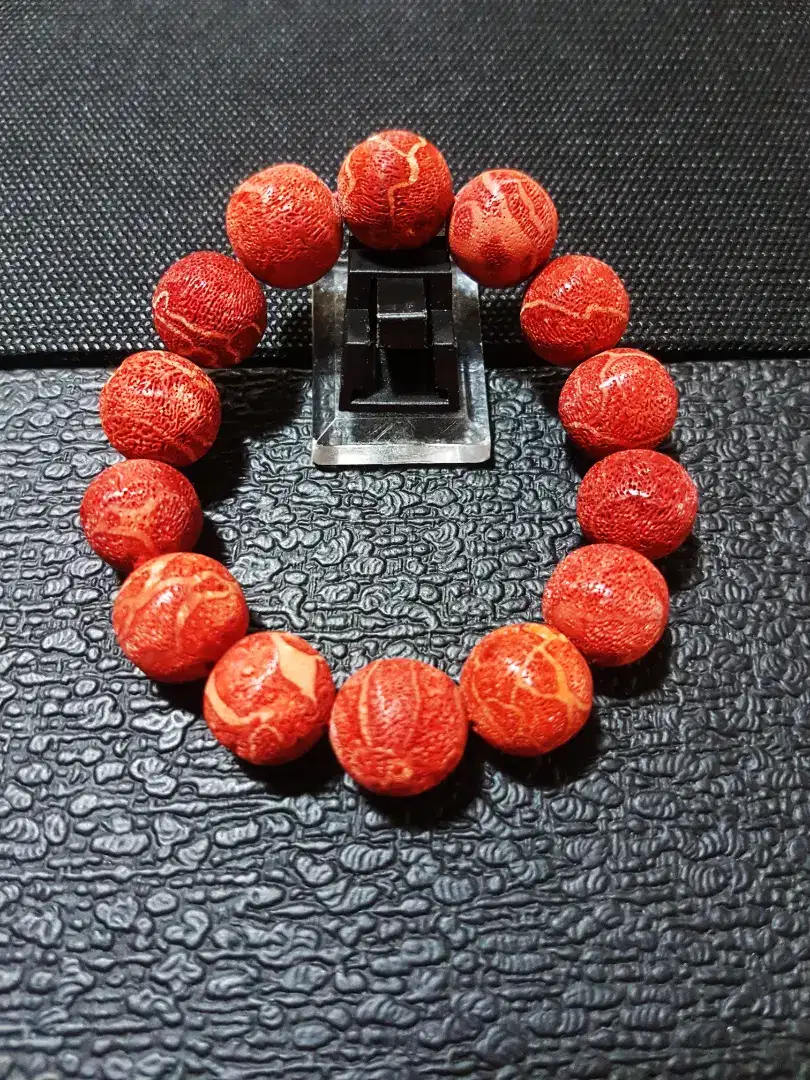 Gelang Red coral/Marjan Asli