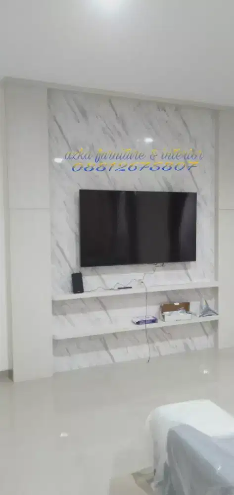 backdrop tv minimalis