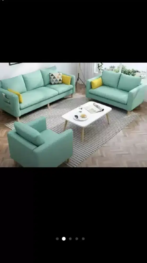 Sofa Retro 321 + Meja Jati GRATIS KIRIM