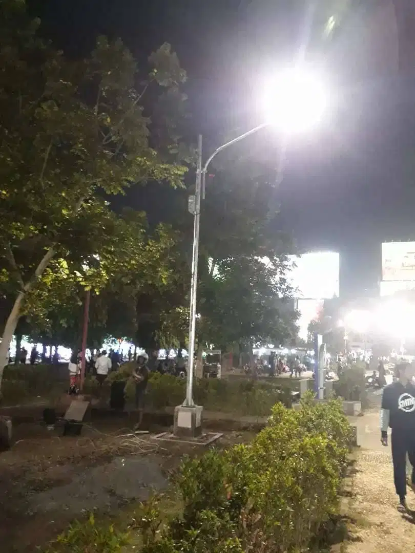 Tiang pju oktagonal,highmas