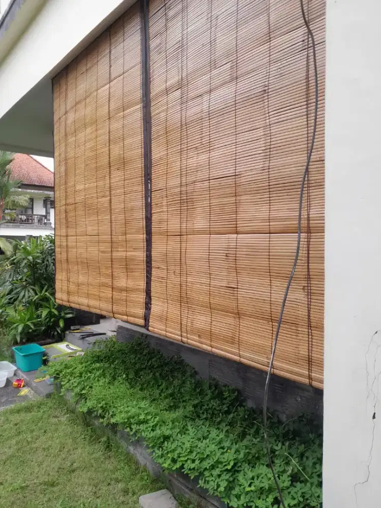 Jual beragam jenis krey bambu permeter persegi