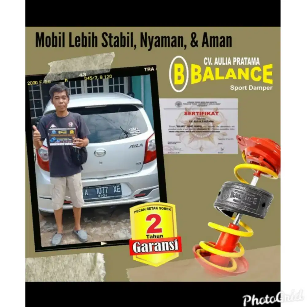 Peredam Guncangan Mobil Balance Damper Agya Ayla