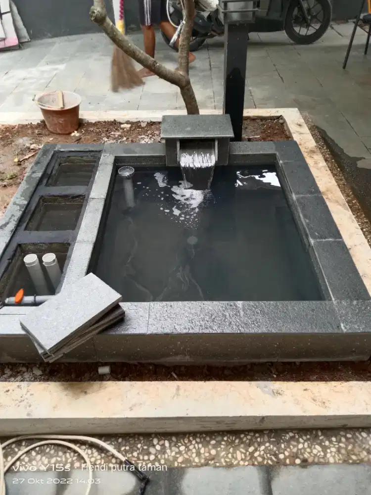 Kolam dan filter ikan koi