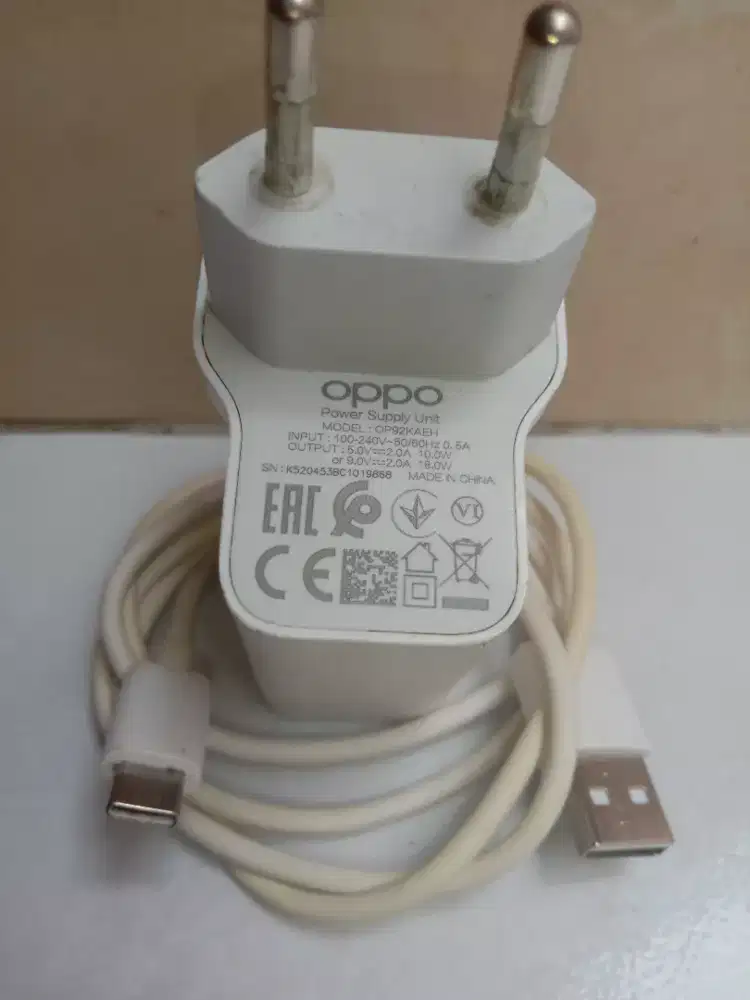CHARGER OPPO RENO 4F | A52 | A92 ORI BAWAAN HP TIPE C