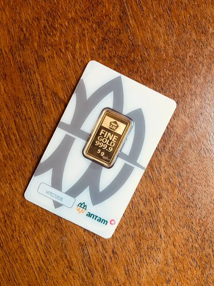 LM EMAS ANTAM 5 gram bersertifikat reinvented COD