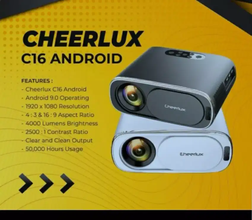 CHEERLUX C16 Android mini proyektor