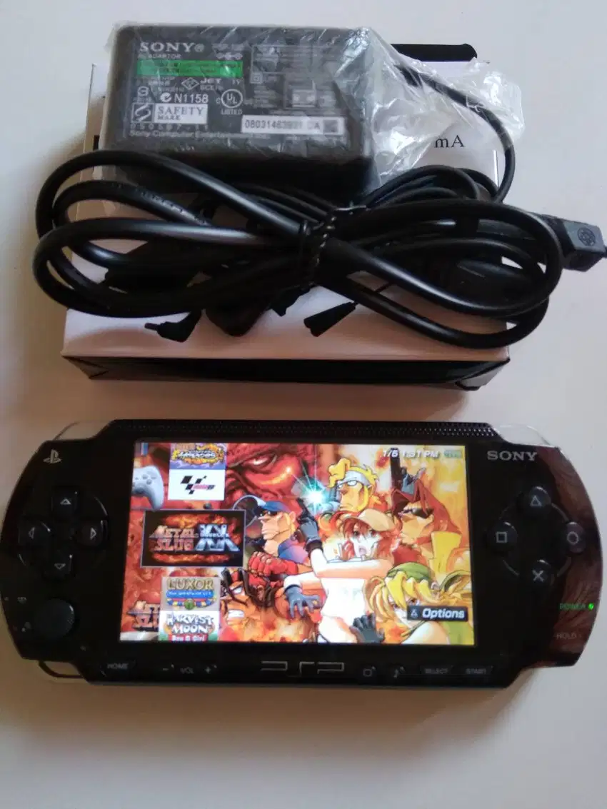 Psp fat tebel awet bandel Memory 16gb Fullgame Plus Cassannya