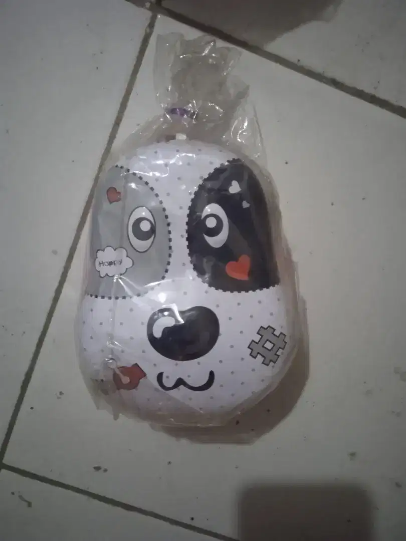 Box funny dog hitam putih