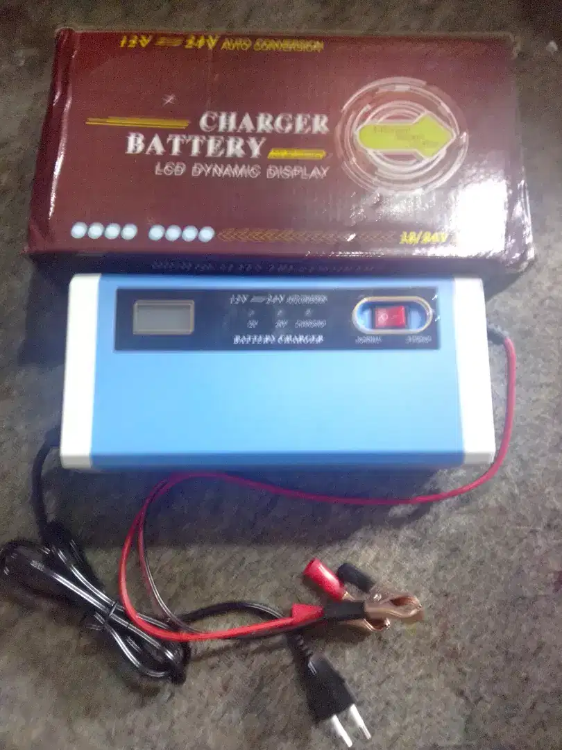 Charger Aki 12V-24V 10Amper Otomatis