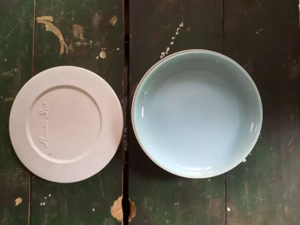 Peralatan makan untuk traveling . Isi 4 piring