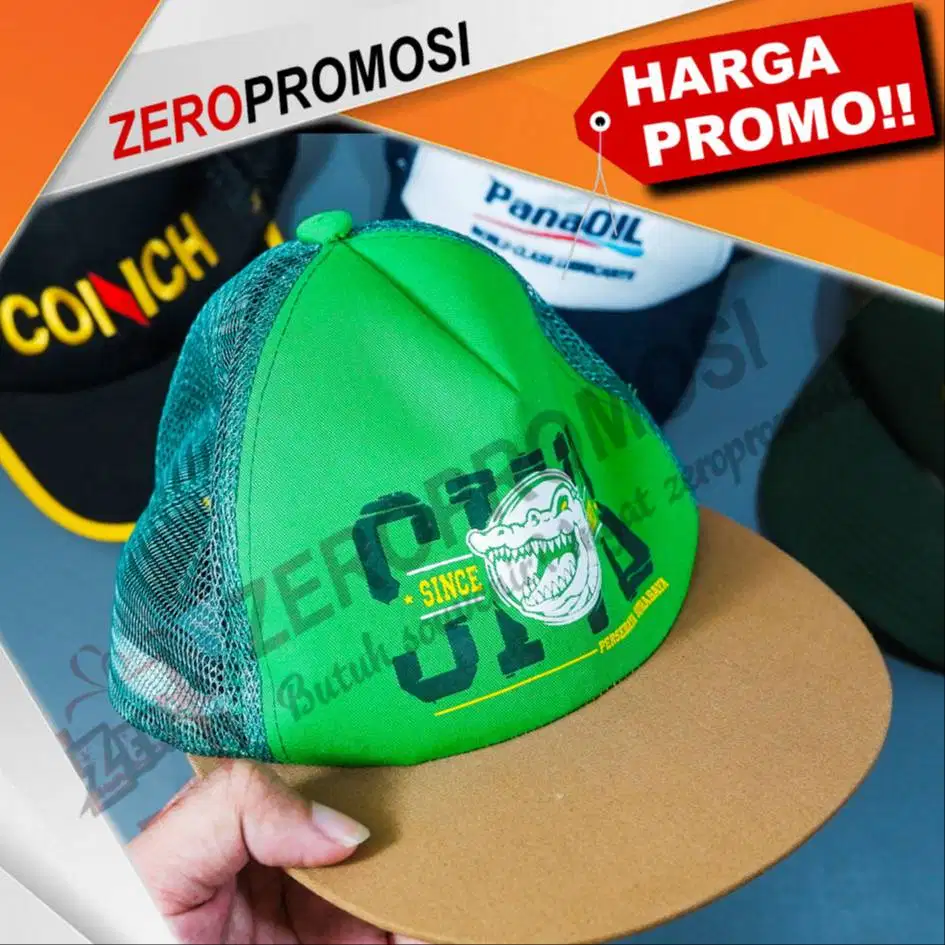 Produksi topi jaring trucker topi jaring promosi