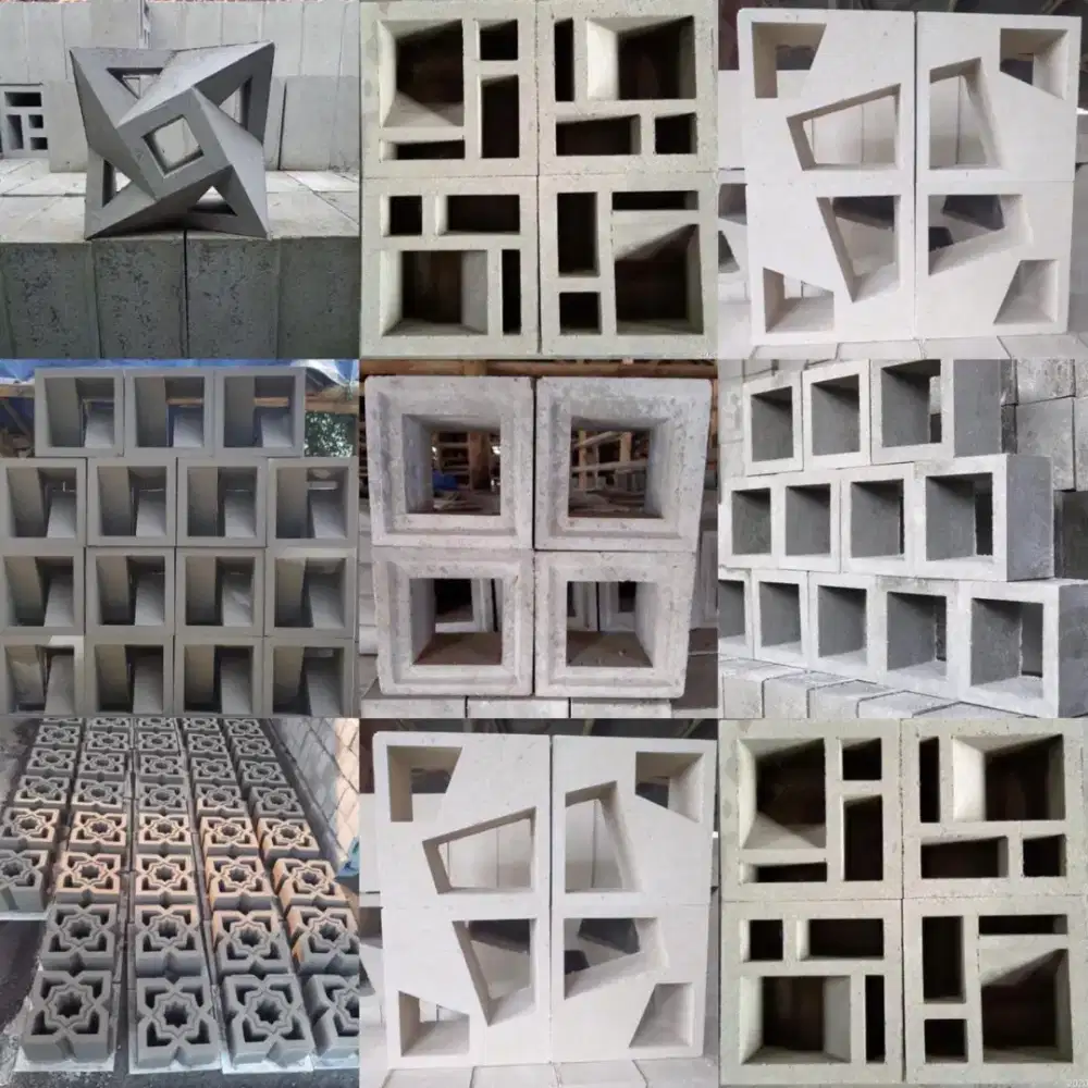 Loster/roster,pavingblockconblock,grassblock,Buisbeton,kansteen,uditch