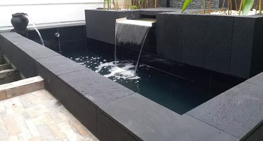 Tukang kolam batu alam medan