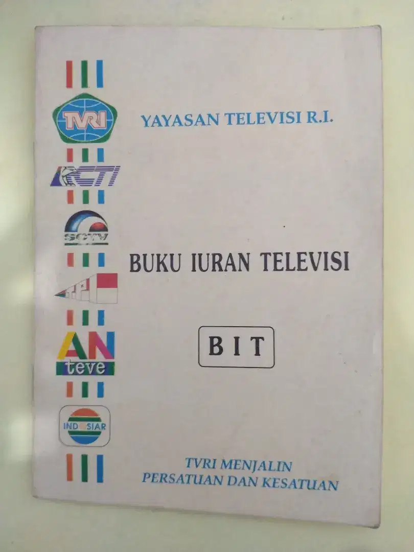 Buku iuran televisi lama