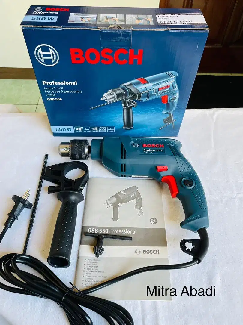 Bor Drill Beton 13mm Bosch GSB550, Original, Terlaris