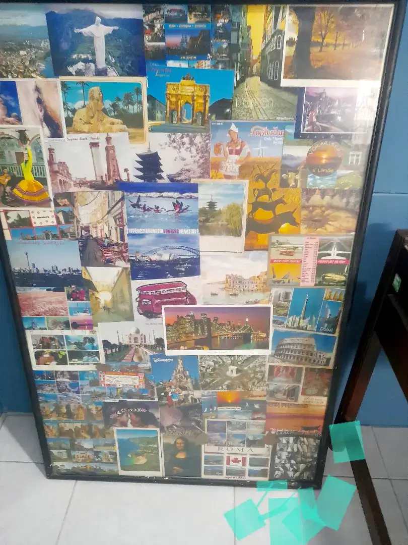 Koleksi kartu pos souvenir asli berbagai negara