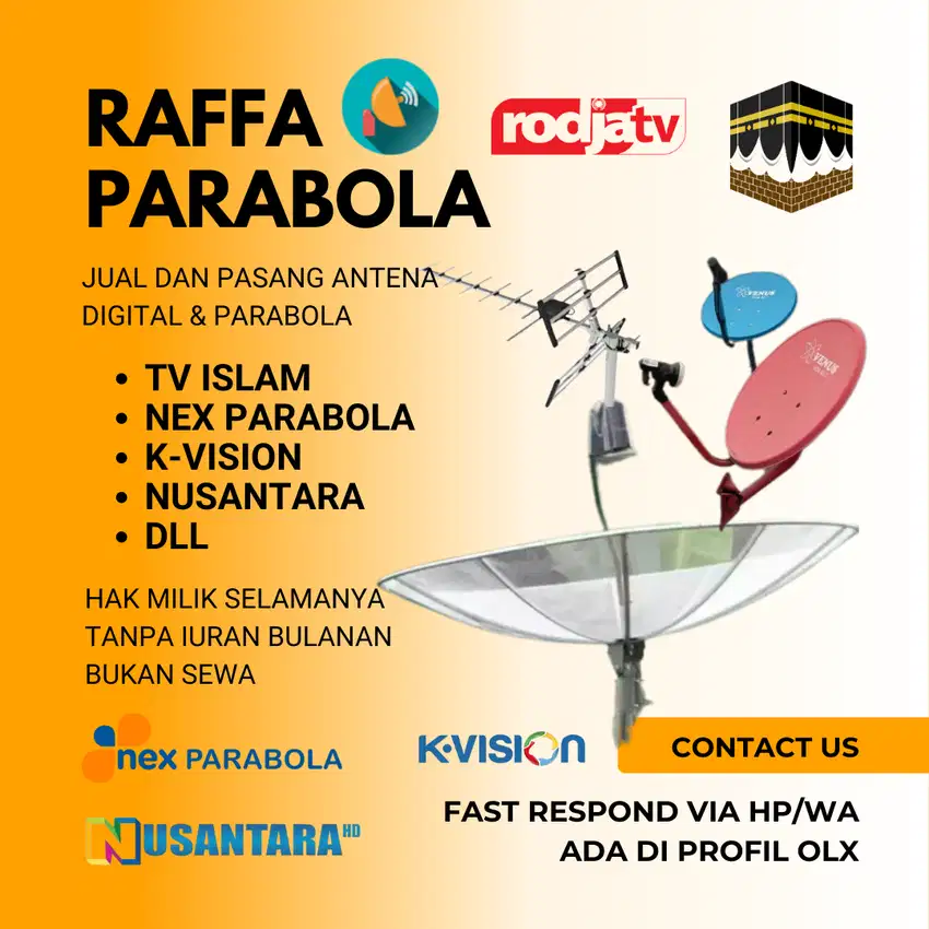 Antena parabola mini TV digital 2023