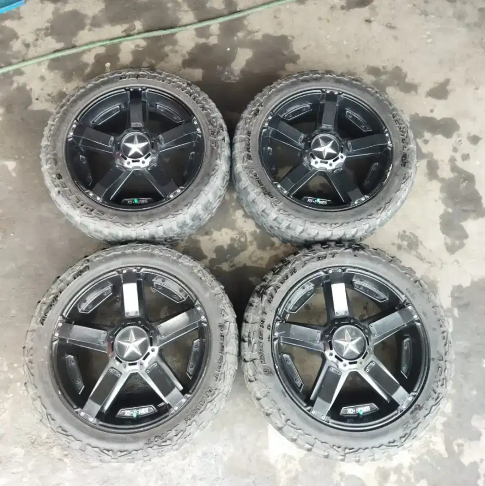 Velg suv rockstar r20 6x139.7 lbr9 et0 sepaket ban