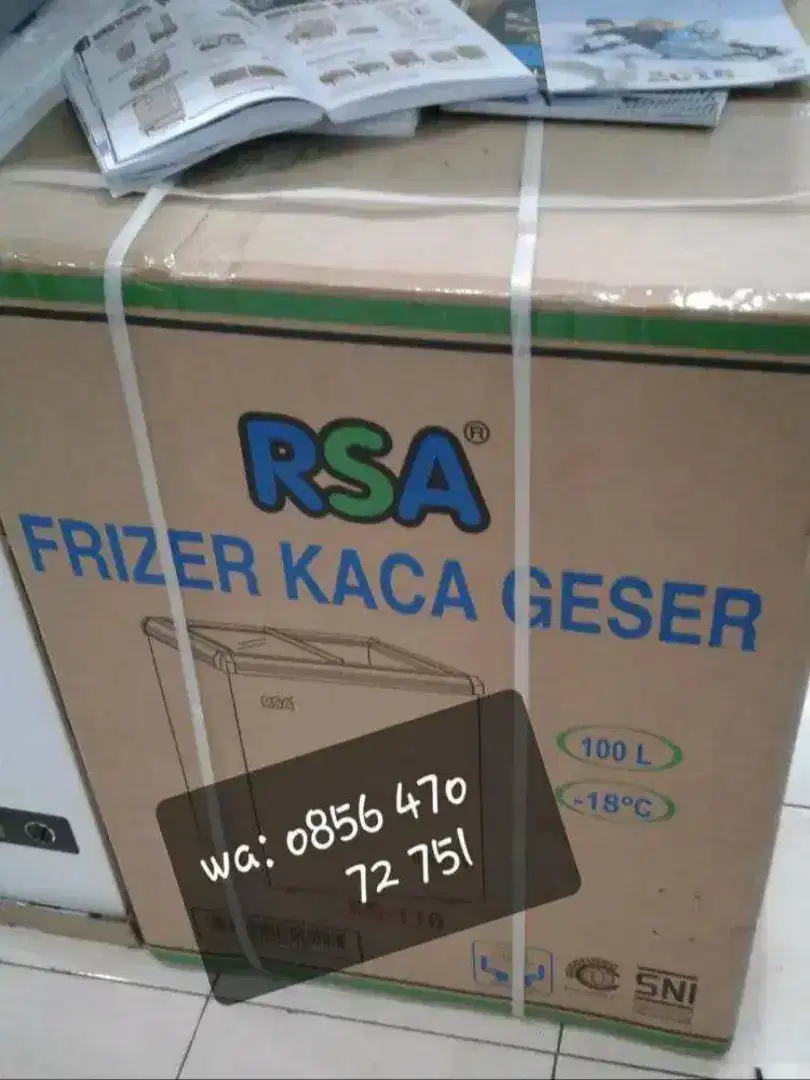 Freezer Frizer Box Rsa Pintu Geser XS 110