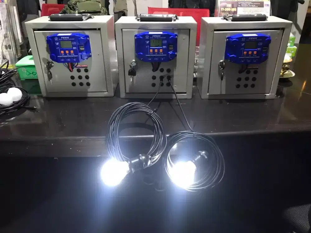 Solar Home System 30WP II Paket LampuTenaga Surya 3 lampu Led @ 3 watt