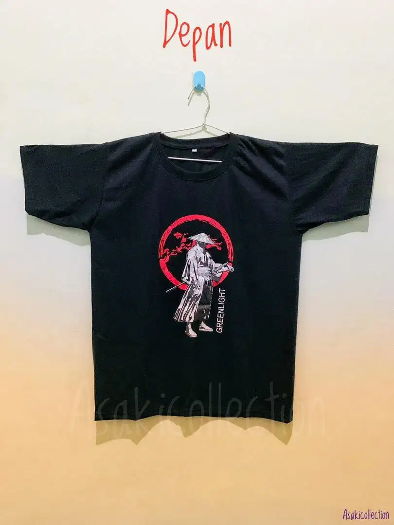 TERBATAS T-shirt Samurai jidai/Kaos Samurai Jepang/Kaos Desain Samurai