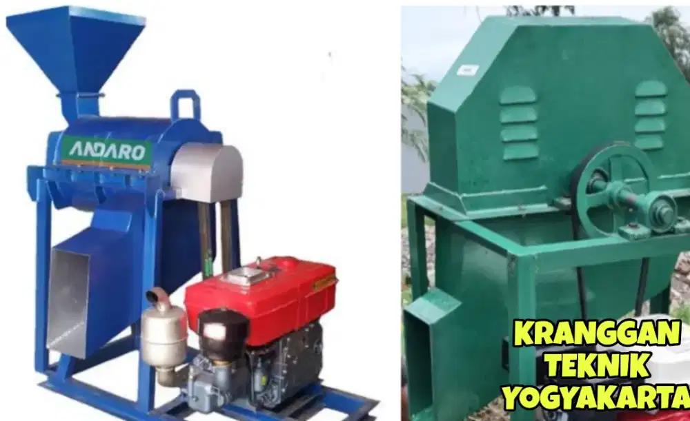 (KRANGGAN TEKNIK)pencacah rumput penepung kompos pake disel solar