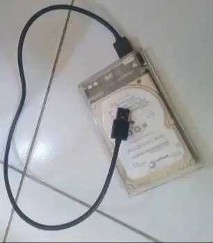 BU hdd pnp eksternal 500 gb good nyala + bonus isi random lengkap