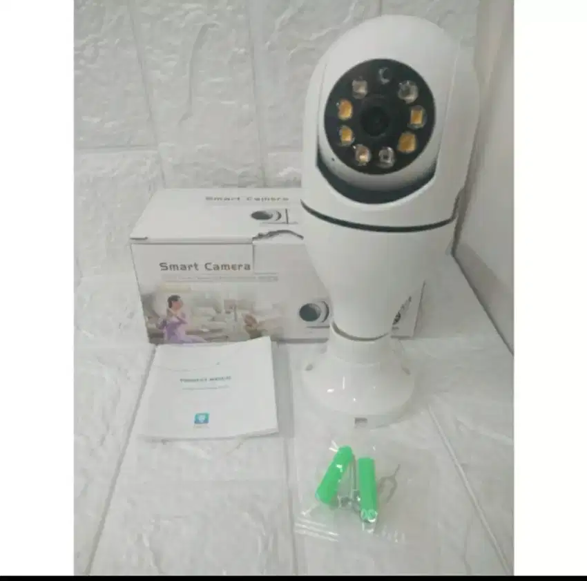 Smart wifi kamera ip camera bohlam V380 putar 360 derajat