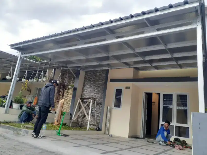 Kanopi Bajaringan + Atap Spandek Murah Bergaransi