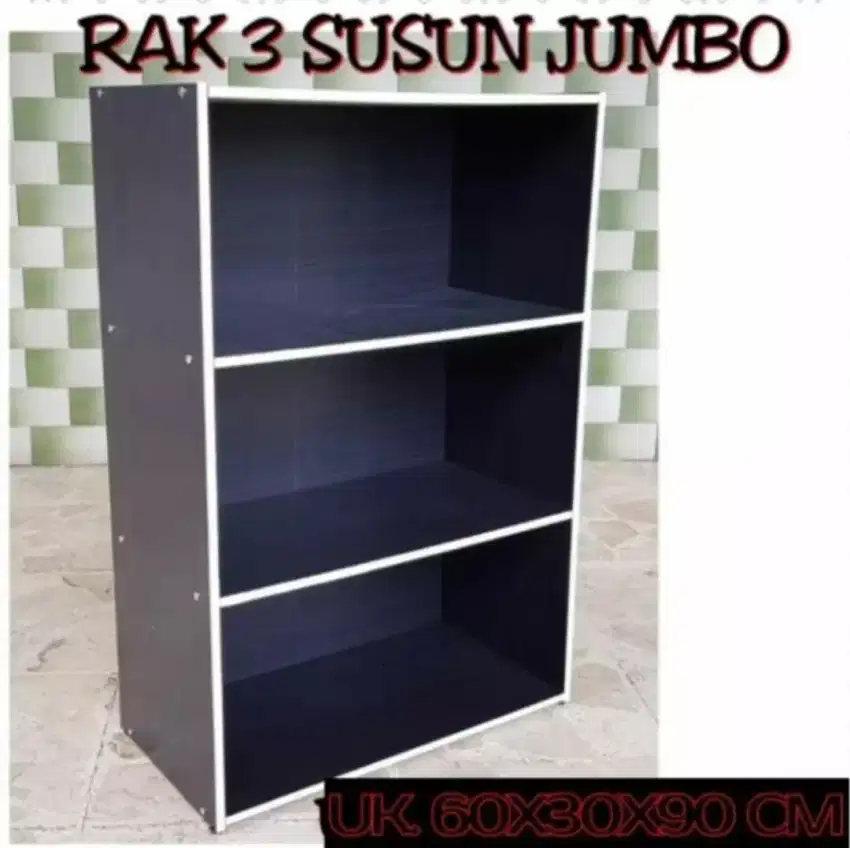 Rak Jumbo 3 Susun Uk 60*30*90cm
