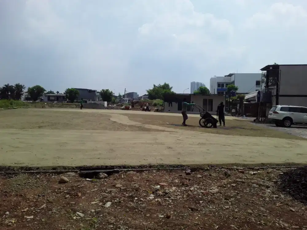 Land clearing cut and fil aspal jalan pondasi Paving hotmix turap