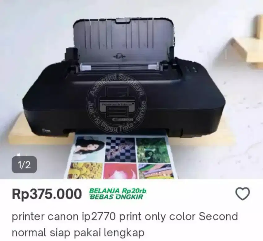 Printer  canon  ip  2770