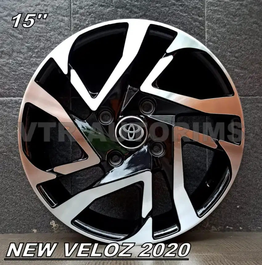 VELG VELOZ Ring 15 pcd 4x114.3 Kualitas SNI Harga Termurah