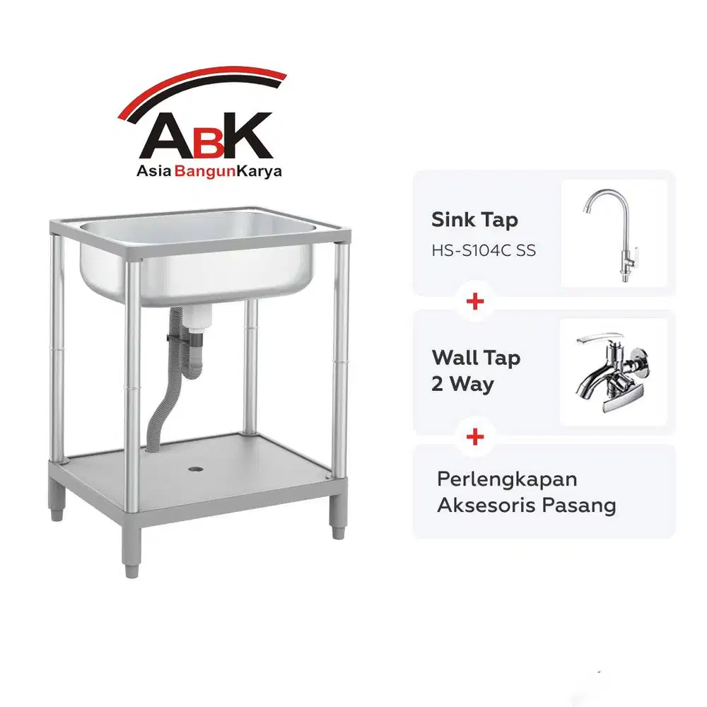 DIY SINK HOCK Paket A HK D551C / Wastafel Cuci tangan