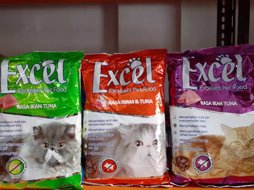 Makanan kucing excel 20 kg