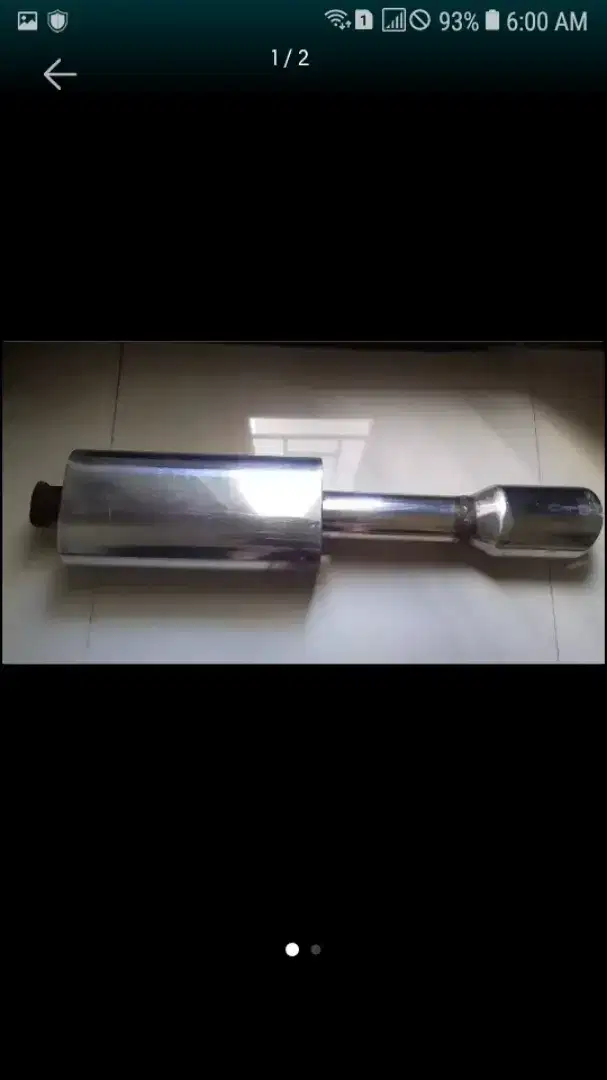 Knalpot mobil komplit tail pipe / universal