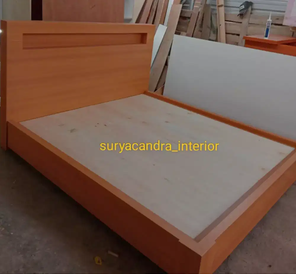 Tempat tidur, bed, dipan, Dipan minimalis, interior, hpl