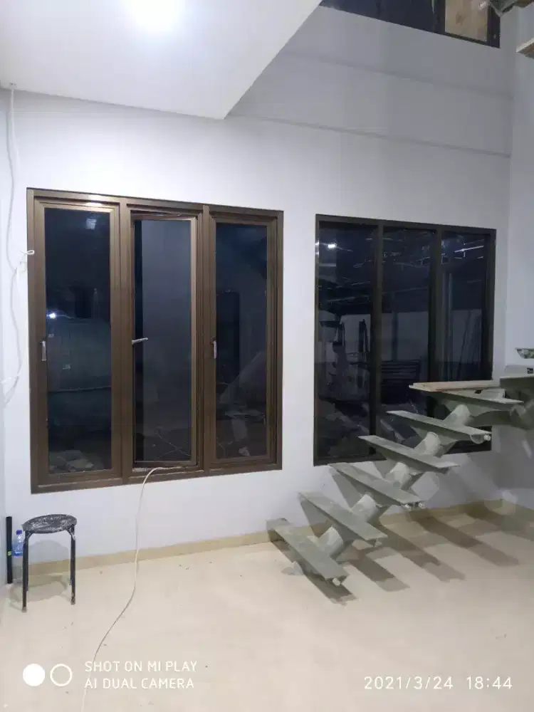 Sticker kaca film, riben, mirror/oneway/cermin dan warna