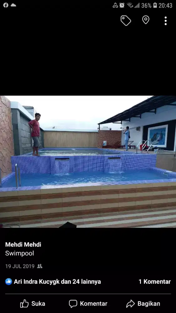 Pembuatan kolam renang dimedan