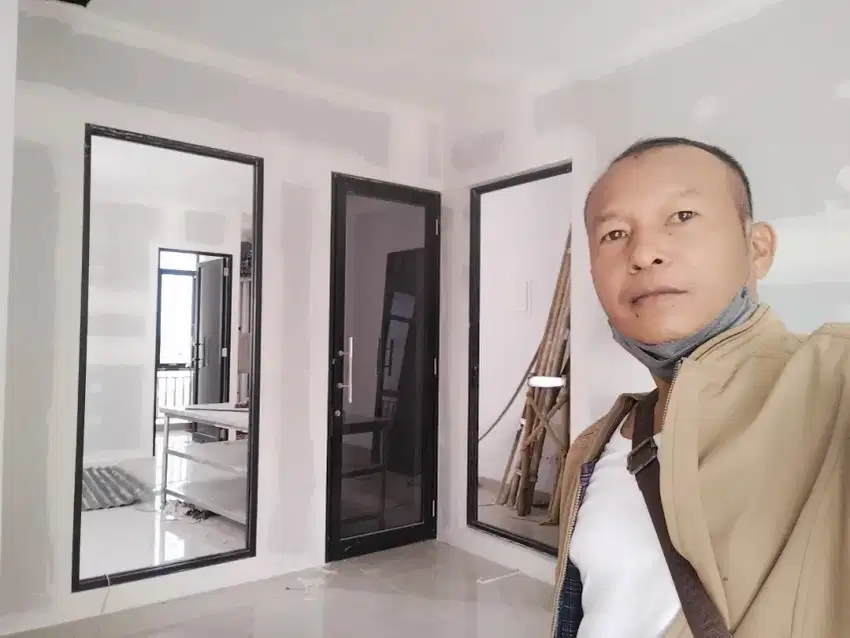 Pasang Partisi Rangka Baja Ringan tutup 2 Sisi Gypsum / Grc, Terbaru