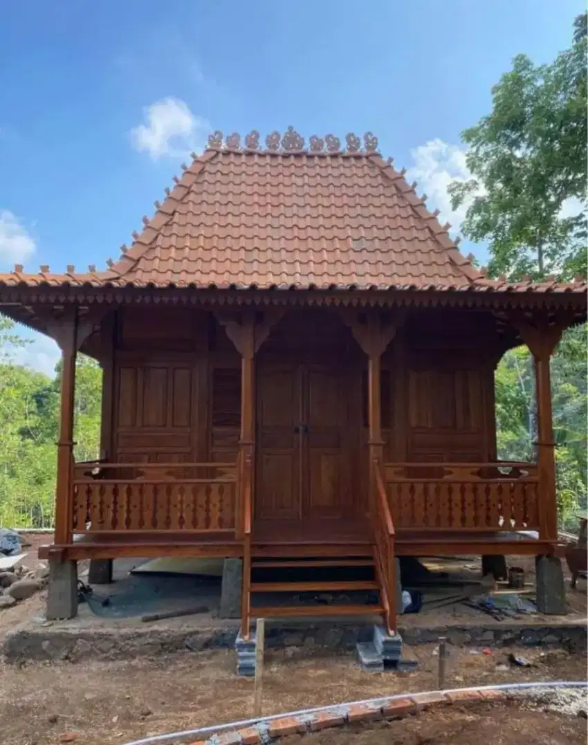 Rumah gladak bahan kayu jati pilihan Ukuran 4x6m