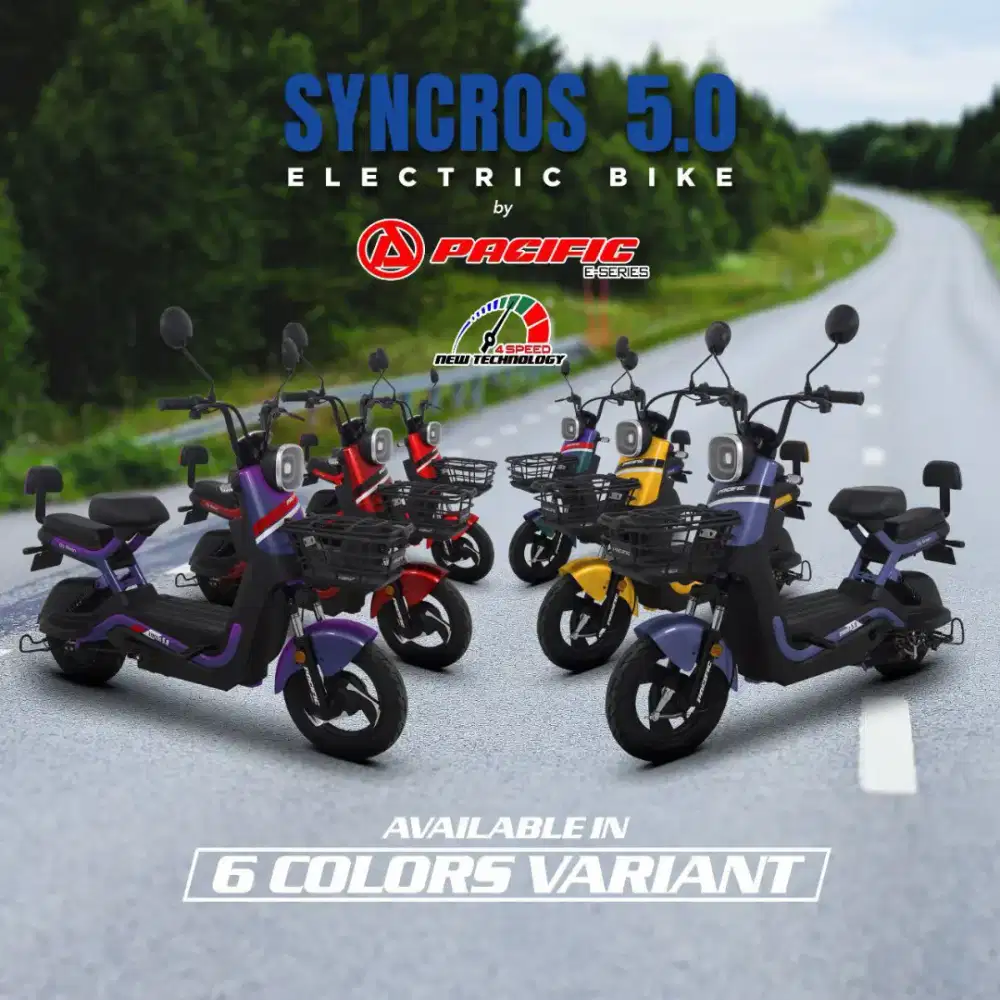 SEPEDA LISTRIK PACIFIC SYNCROS 5.0