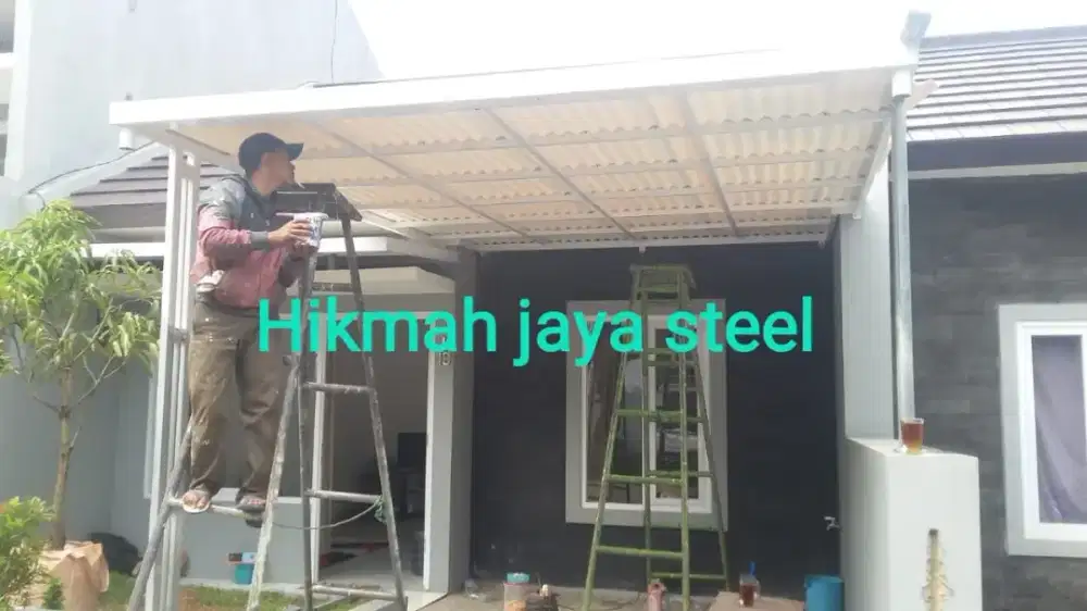 Kanopi alderon 4 satu layer 350.000 bonus talang air