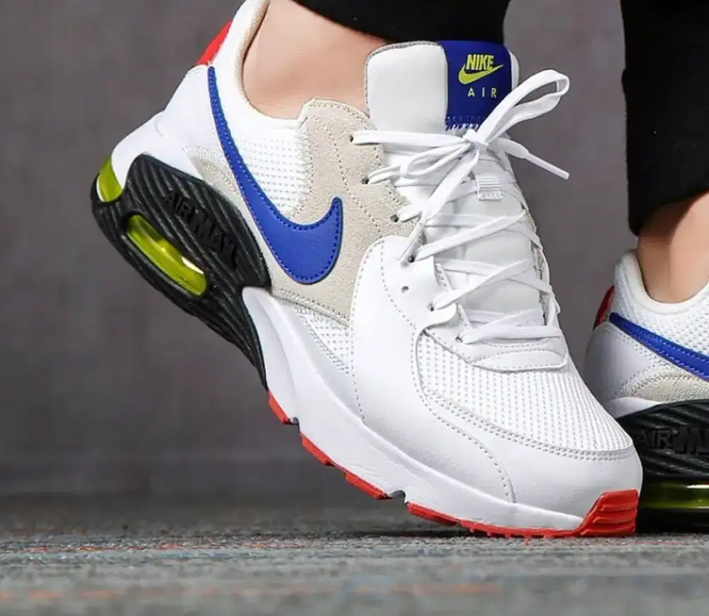 Nike airmax new 100% ori Nike warna putih kombinasi orange dan hitam