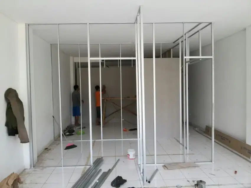 Partisi gypsum sekat kantor / ruko